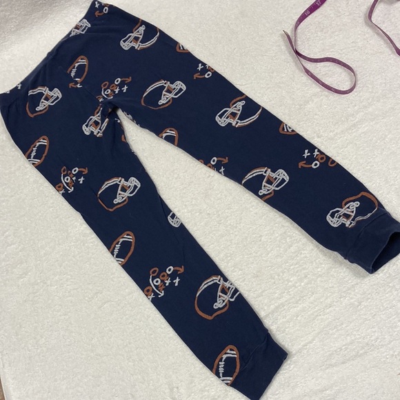 Carters navy blue snug fit cotton football pajamas size 10 boys - Picture 11 of 12